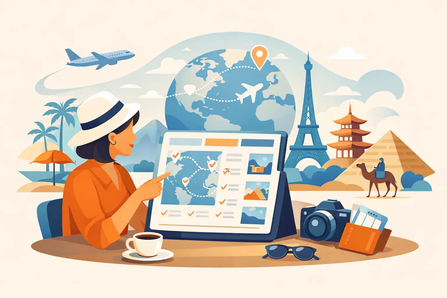 Custom International Travel Itinerary, Made Personal
