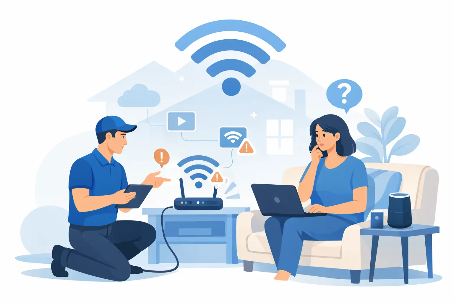 WiFi Troubleshooting Service at Home