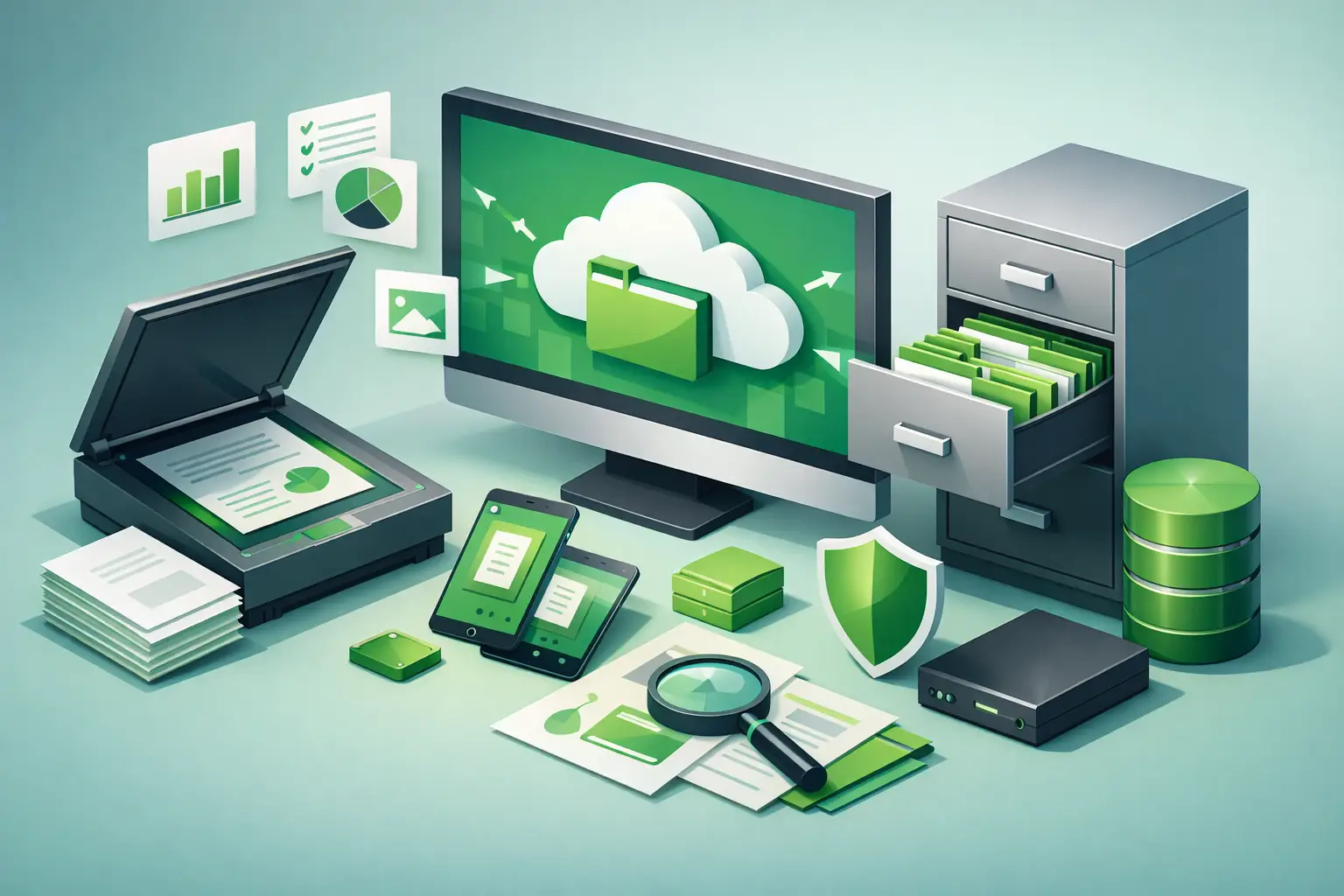 Dokumente digitalisieren und archivieren
