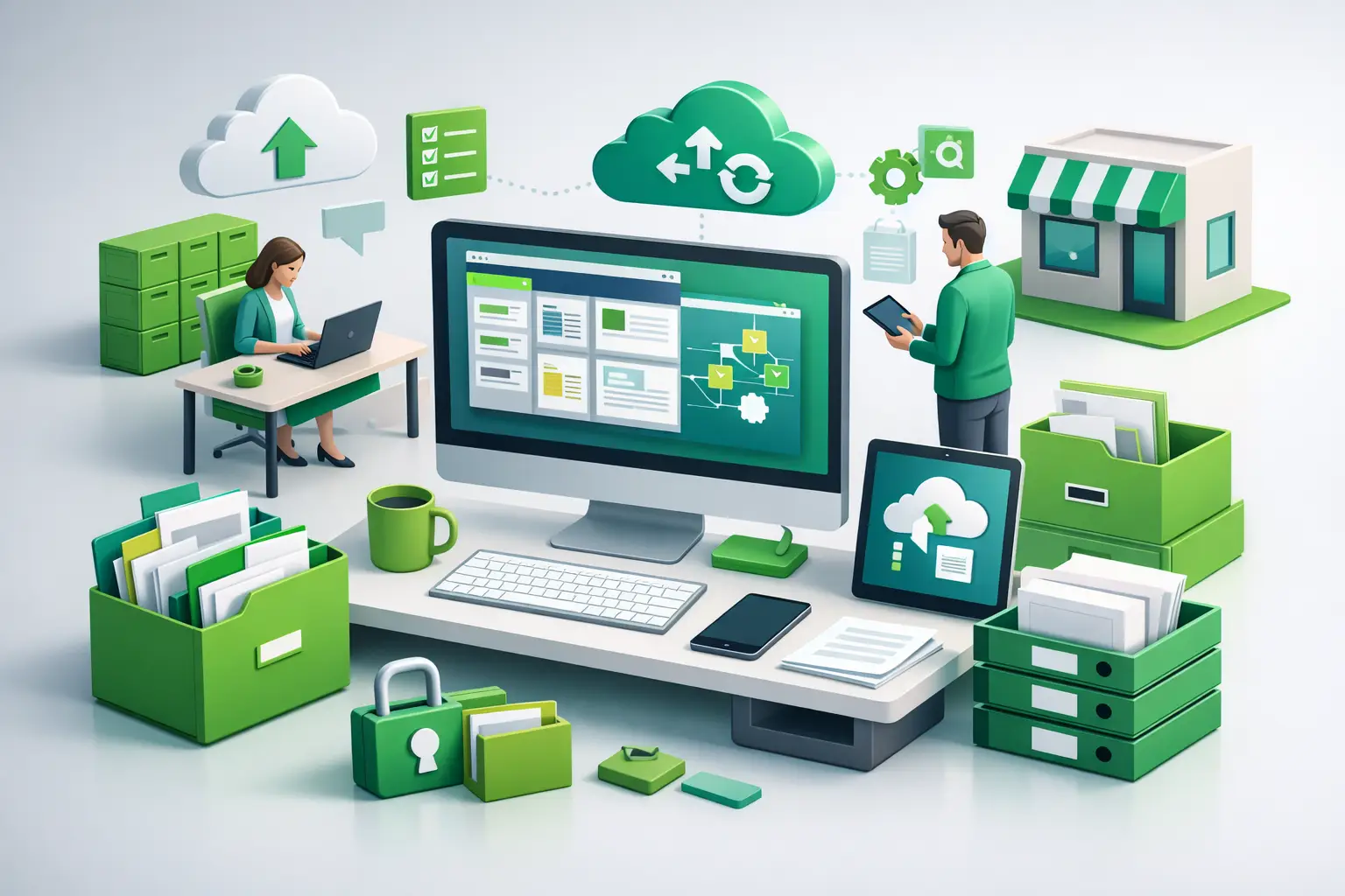 DocuWare im Praxistest für kleine Unternehmen