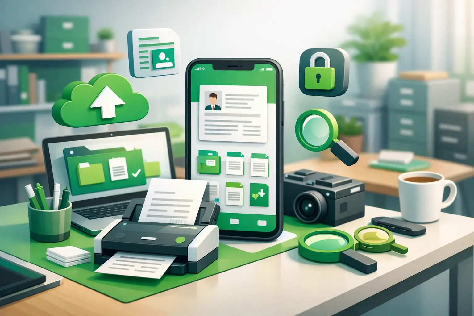 Docutain im Büro: Was die App wirklich leistet