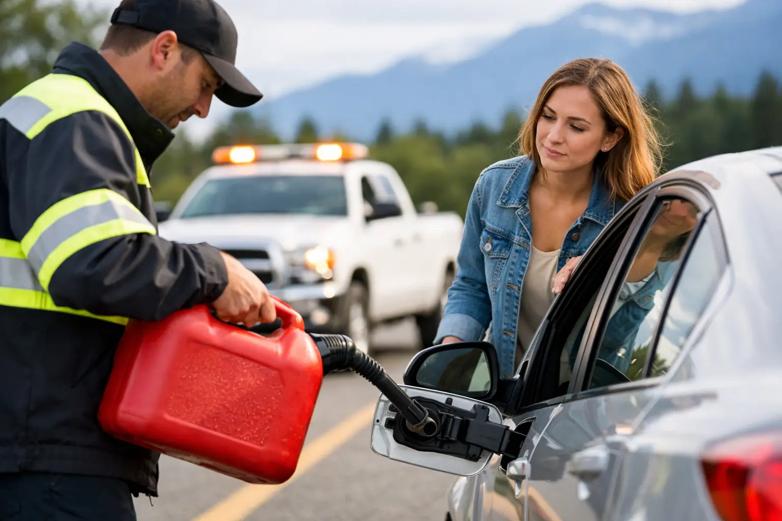 Out of Gas Roadside Delivery in Gresham