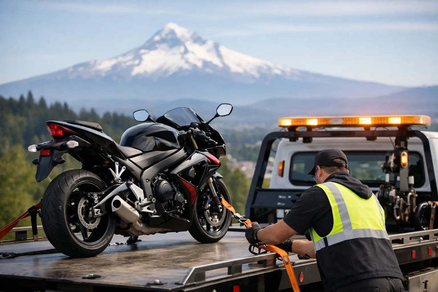 Motorcycle Towing Gresham OR: What to Expect