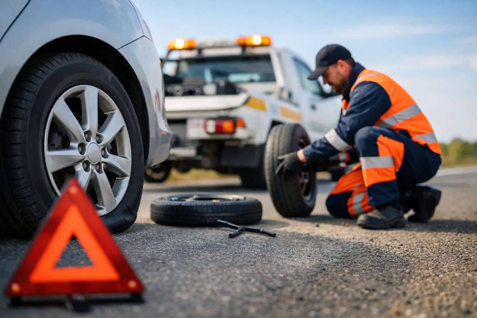 Flat Tire Roadside Service When You Need It