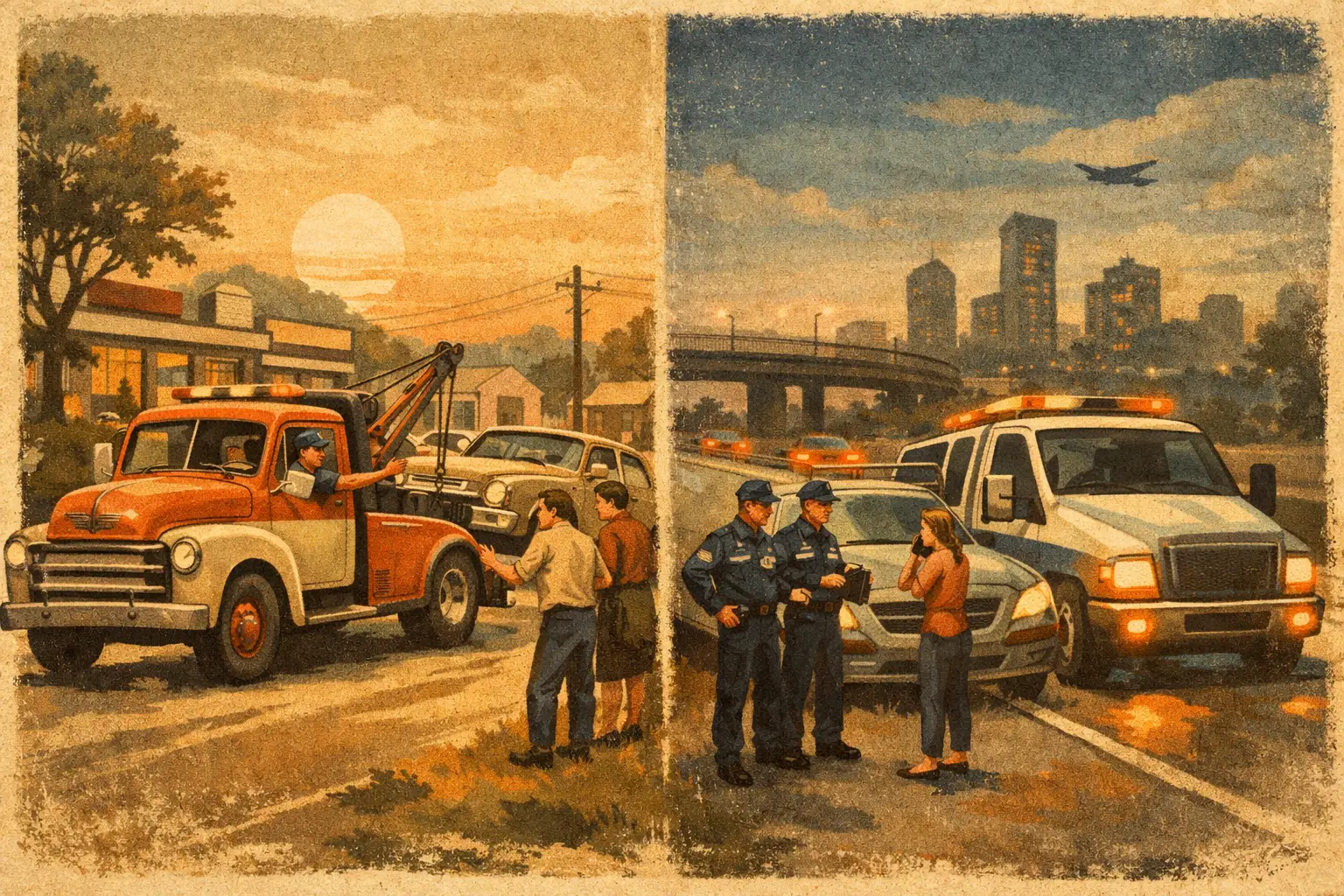 Local Tow Company Versus National Club: Who Responds?