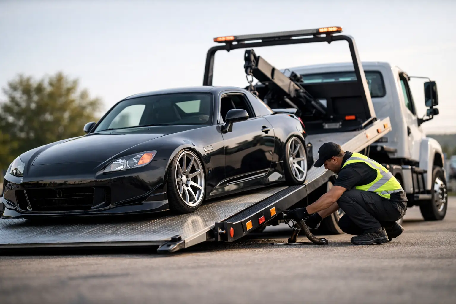Can a Tow Truck Tow Lowered Cars Safely?