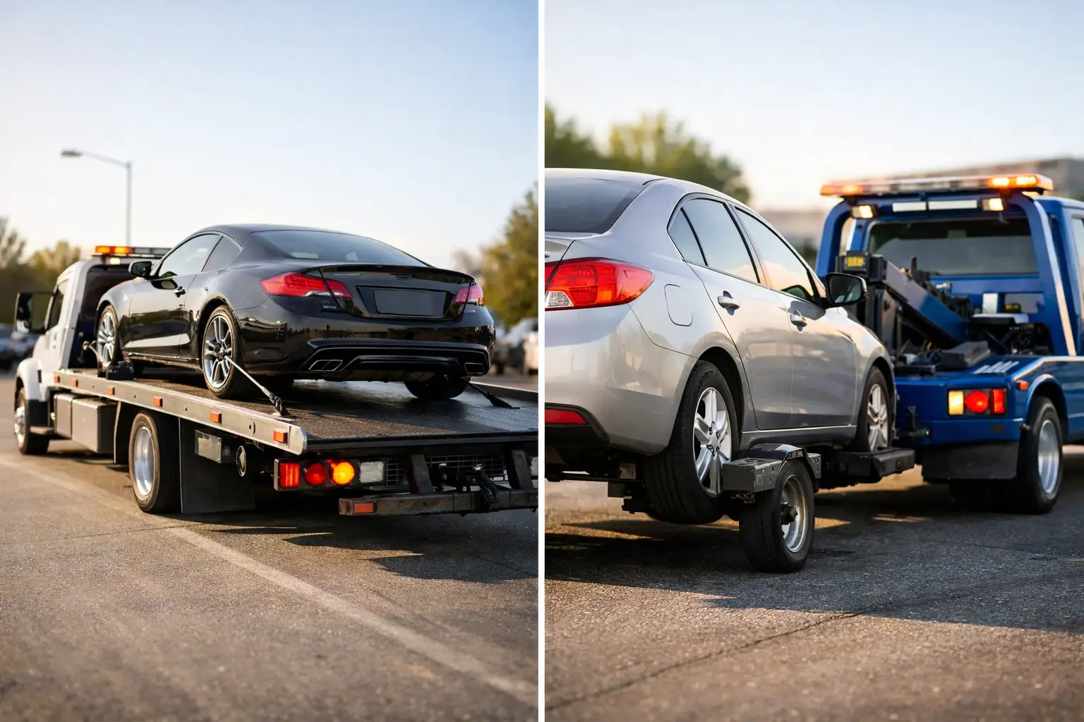 Flatbed Towing Versus Wheel Lift