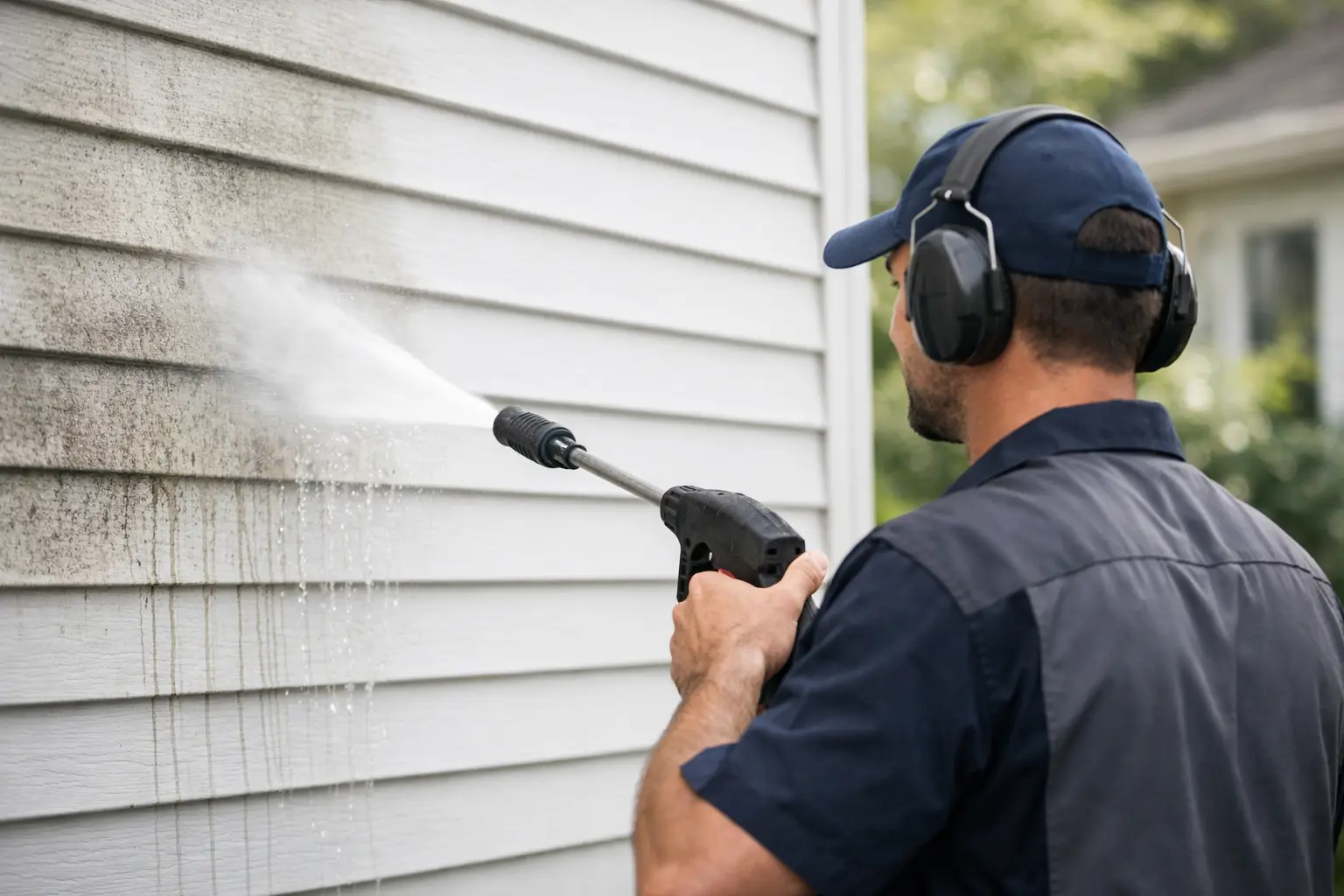 How to Pressure Wash Siding Safely