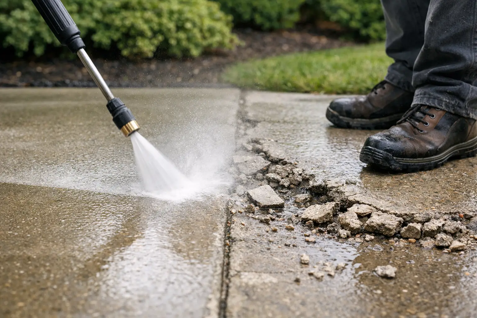 Can Pressure Washing Damage Concrete?