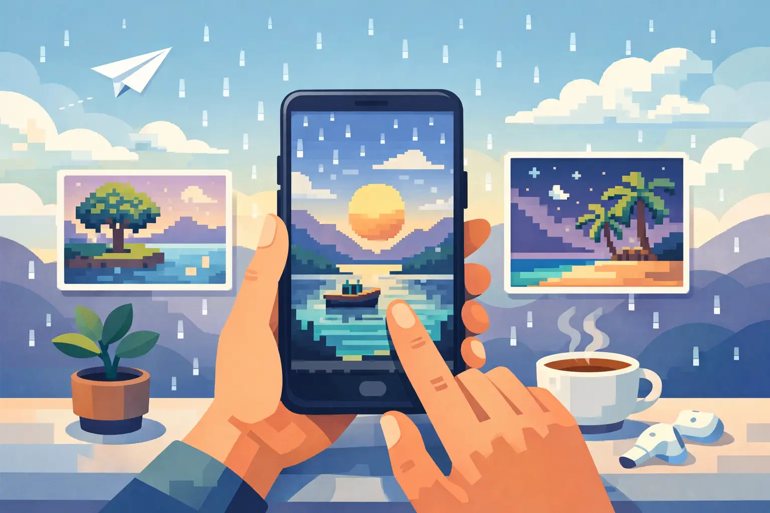 12 Best Visually Relaxing Phone Games to Unwind