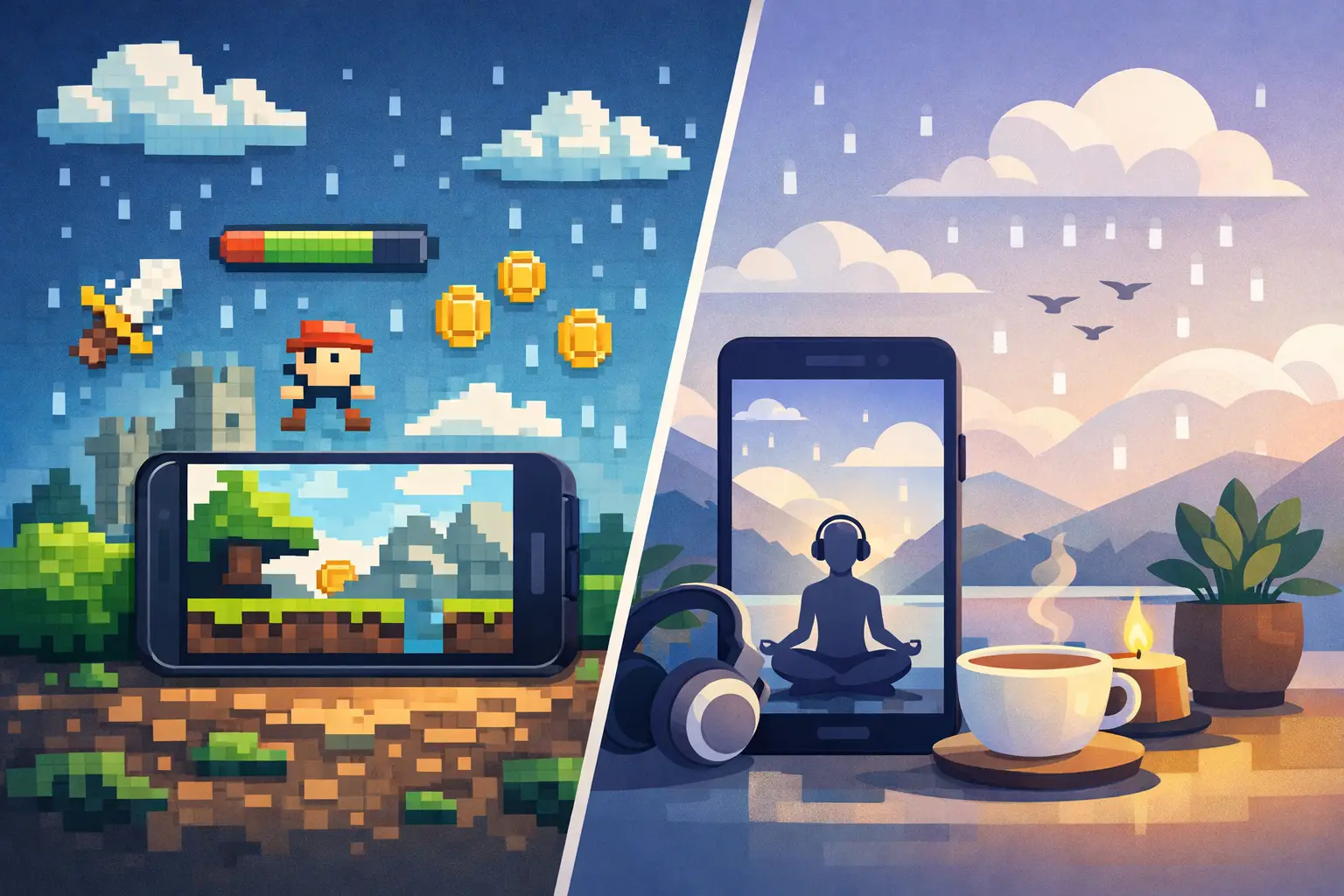 Idle Games vs Relaxing Apps for a Calmer Break