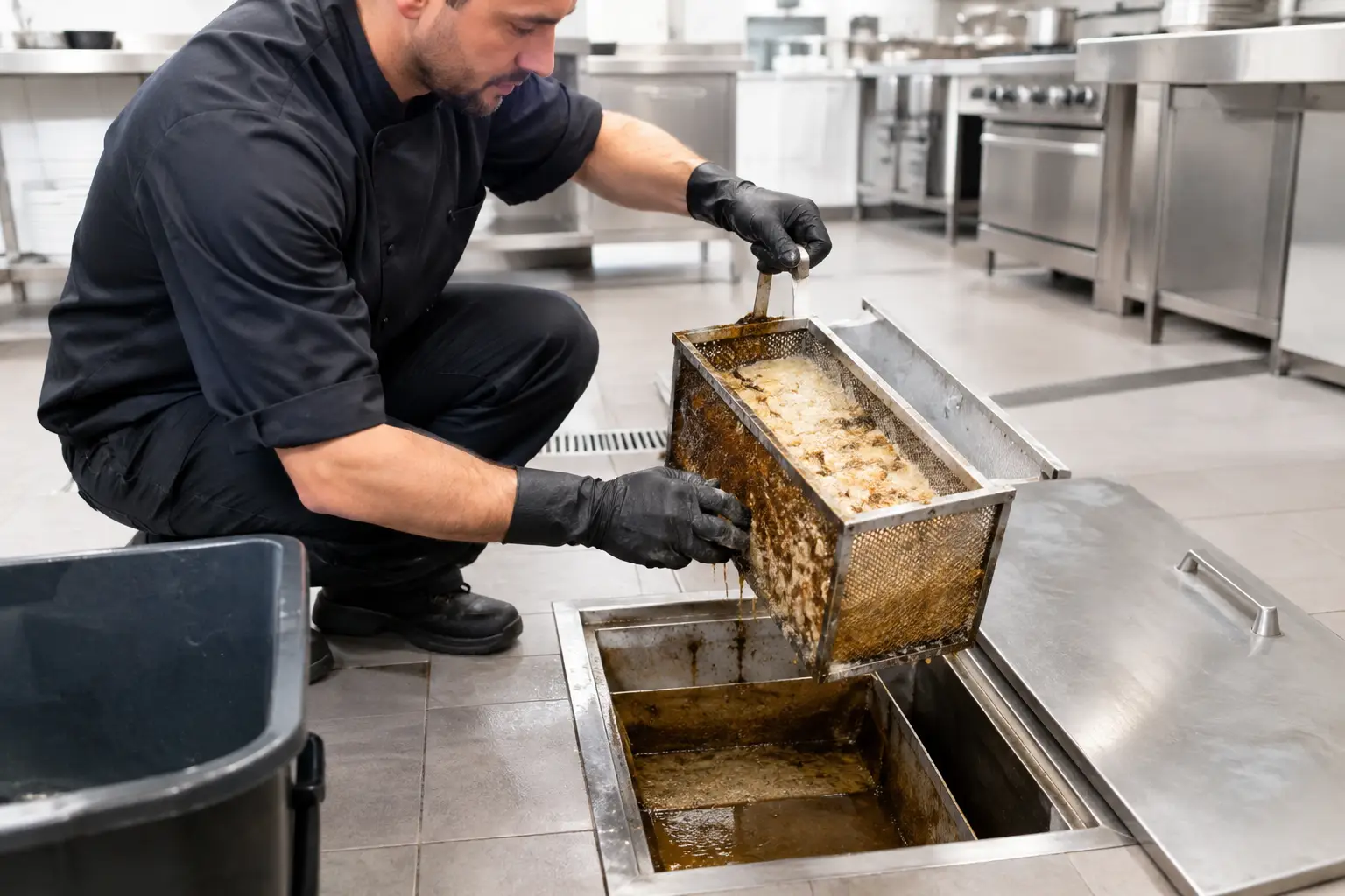 Vidange bac à graisse restaurant : quand agir ?