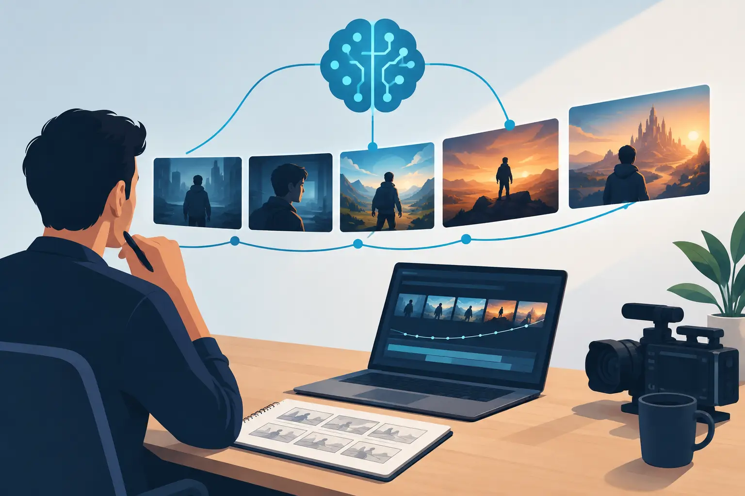 How to Plan AI Visual Narrative Arcs for Film