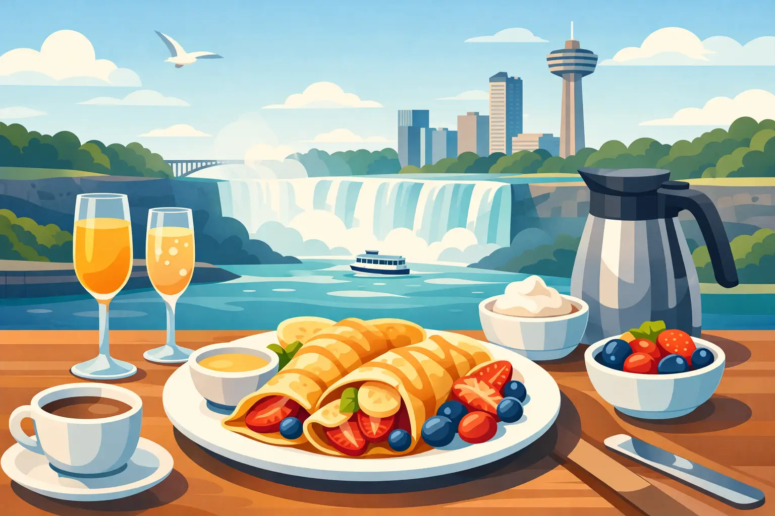 Gluten Free Crepes in Niagara Falls for Brunch