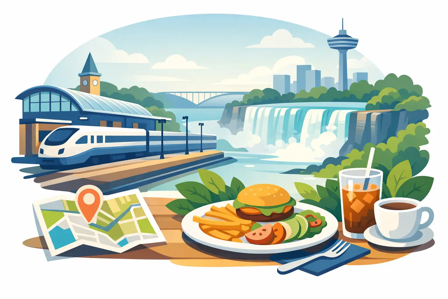 Where to Eat Near Niagara Falls Train Station
