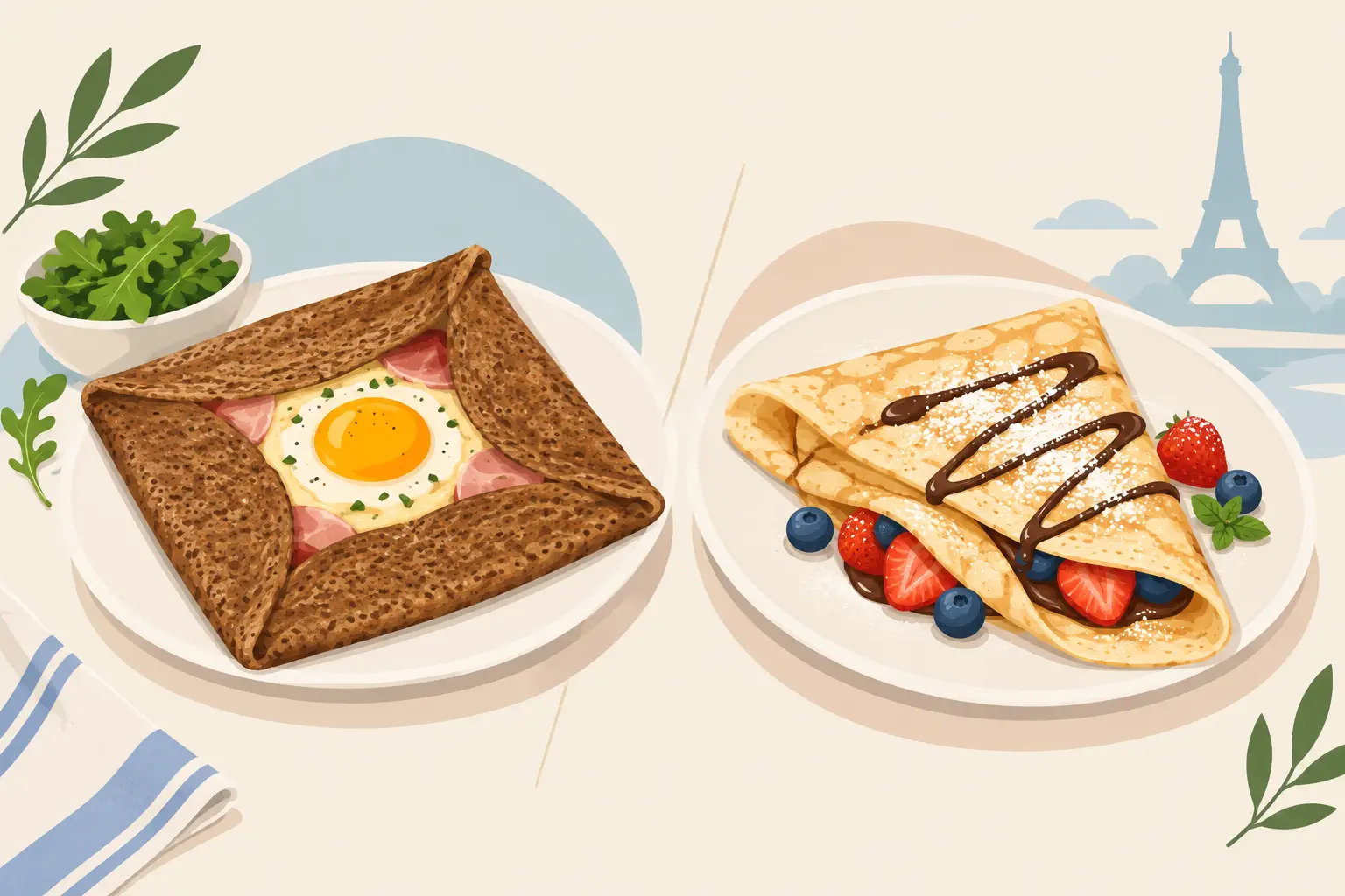 French Galette vs Crepe: Know Your Crêpes