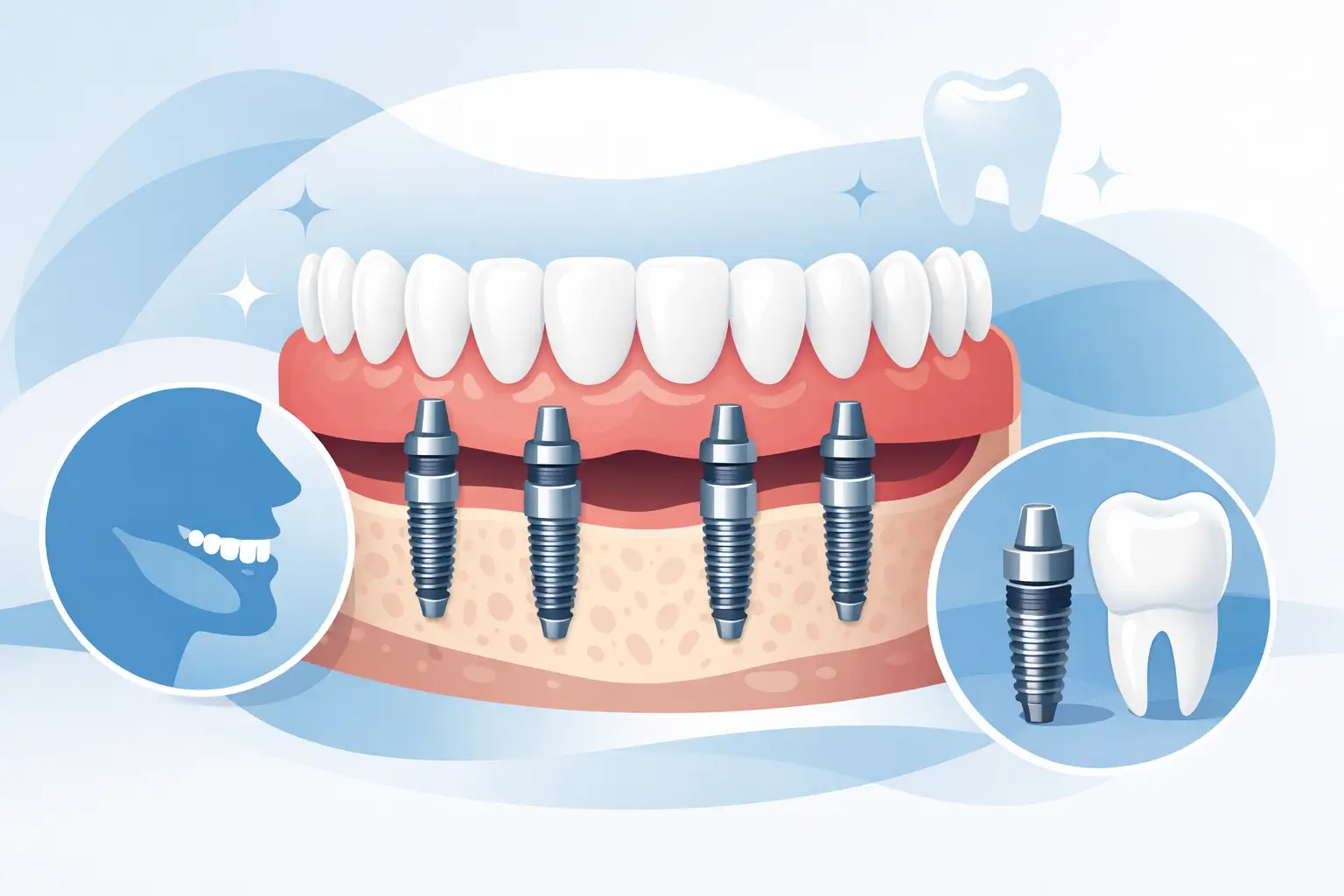 All-on-4 Dental Implants Full Teeth Option