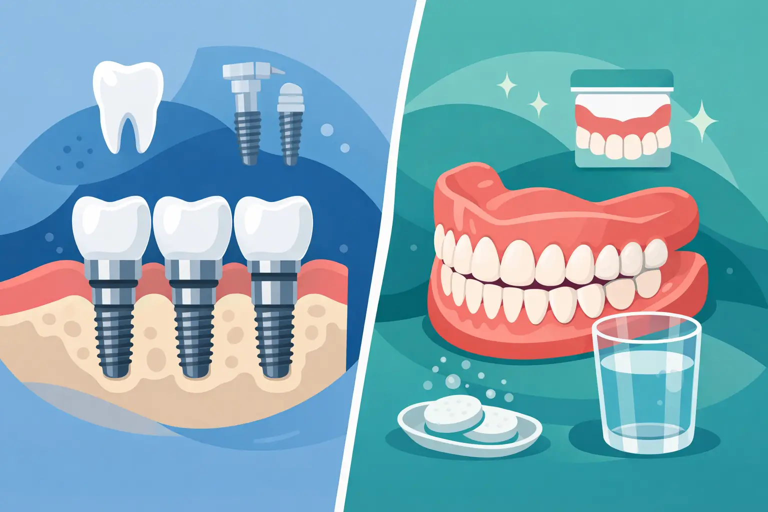Implants vs Dentures: Which Fits You?