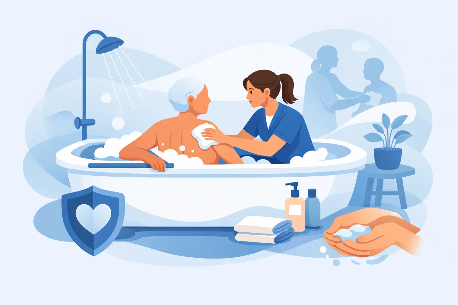 Can Carers Help Bathing? Safe and Dignified Care