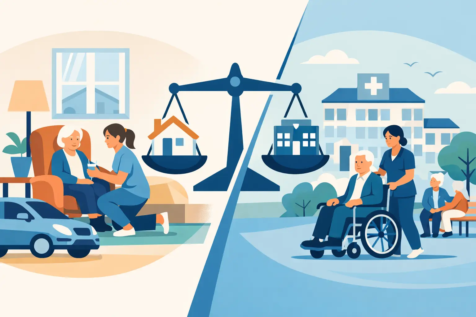 Private Carers Versus Nursing Homes: Which Fits?