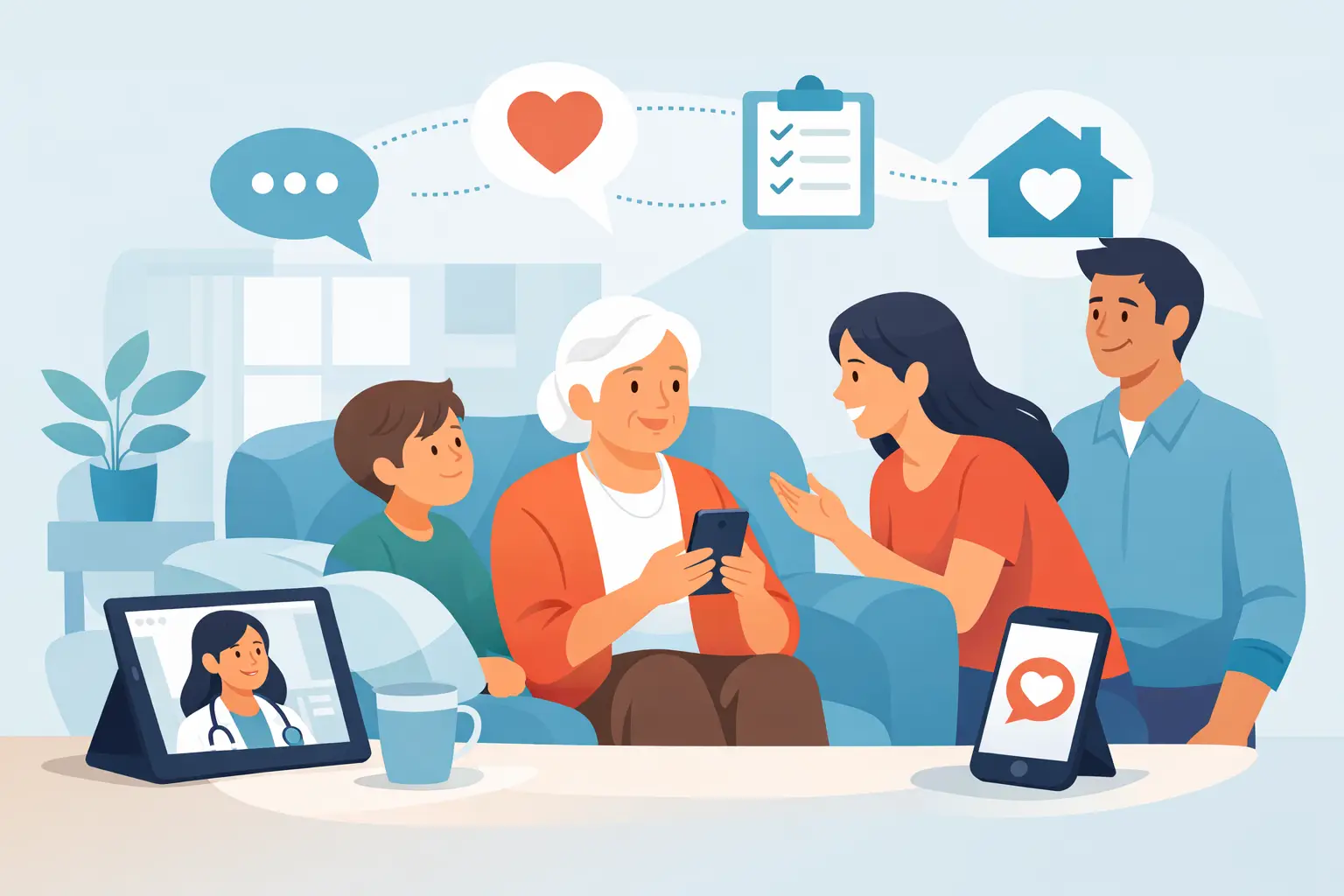 A Guide to Family Care Communication at Home