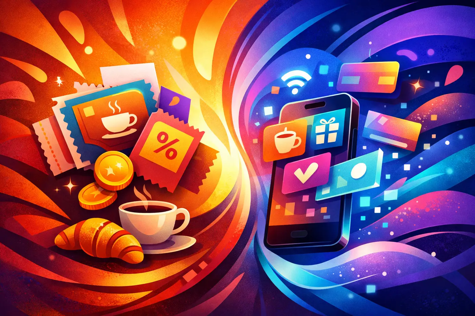 Fizički Kuponi ili Digitalni Benefiti for Cafés