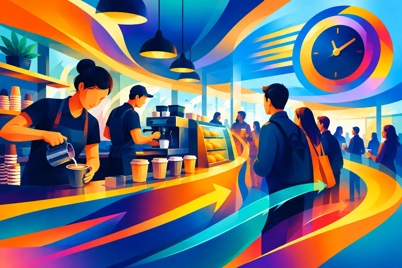 How to Improve Cafe Throughput at Rush Hour