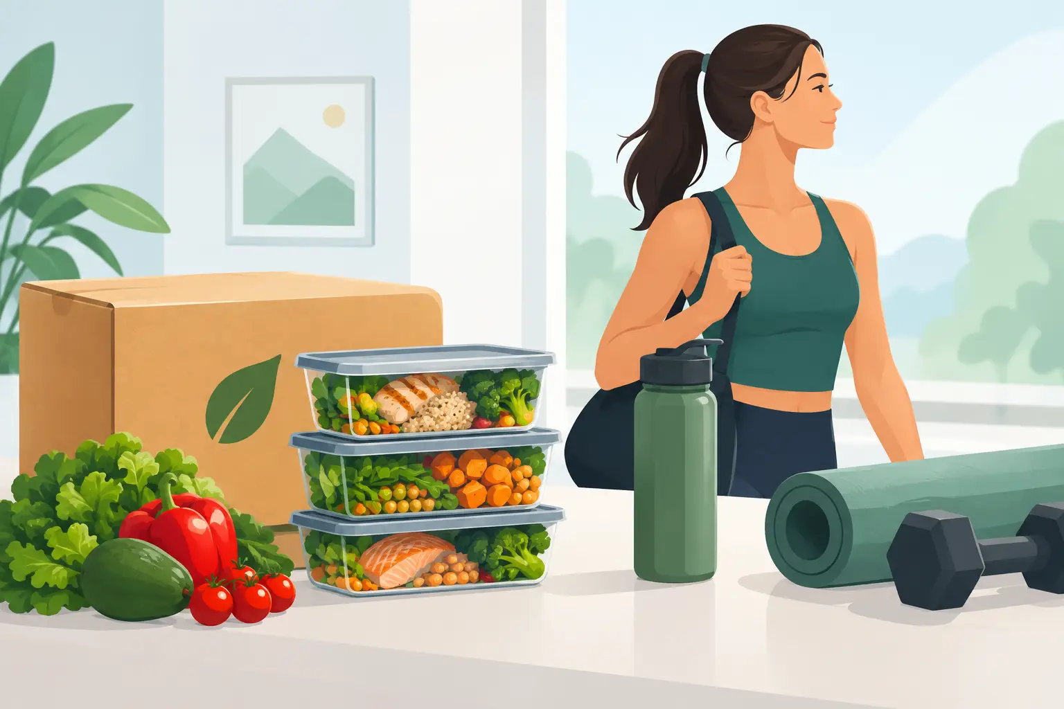 Healthy Prepared Meal Delivery for Peak Performance