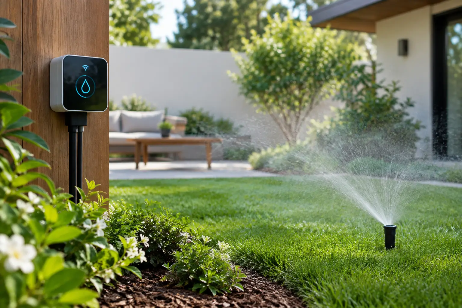How to Automate Courtyard Watering Without Waste