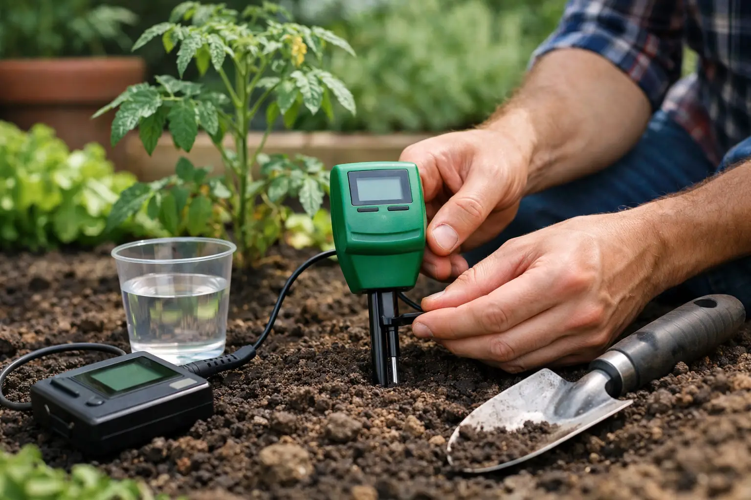 How to Calibrate a Garden Moisture Sensor