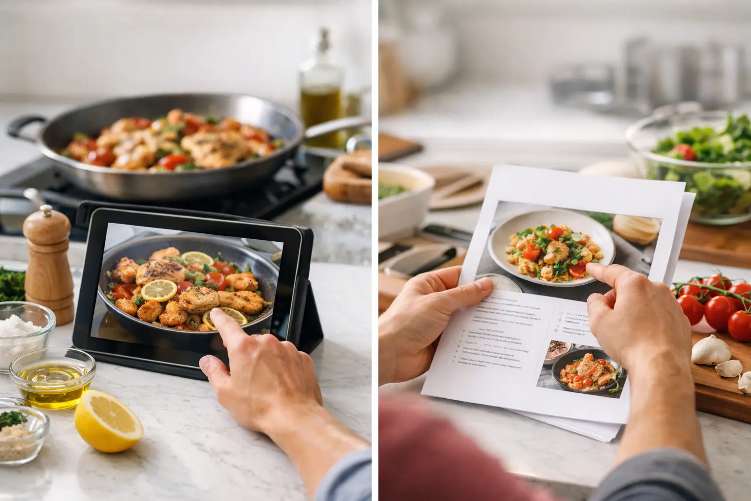 Cooking Mode vs Printed Recipes: Which Works?
