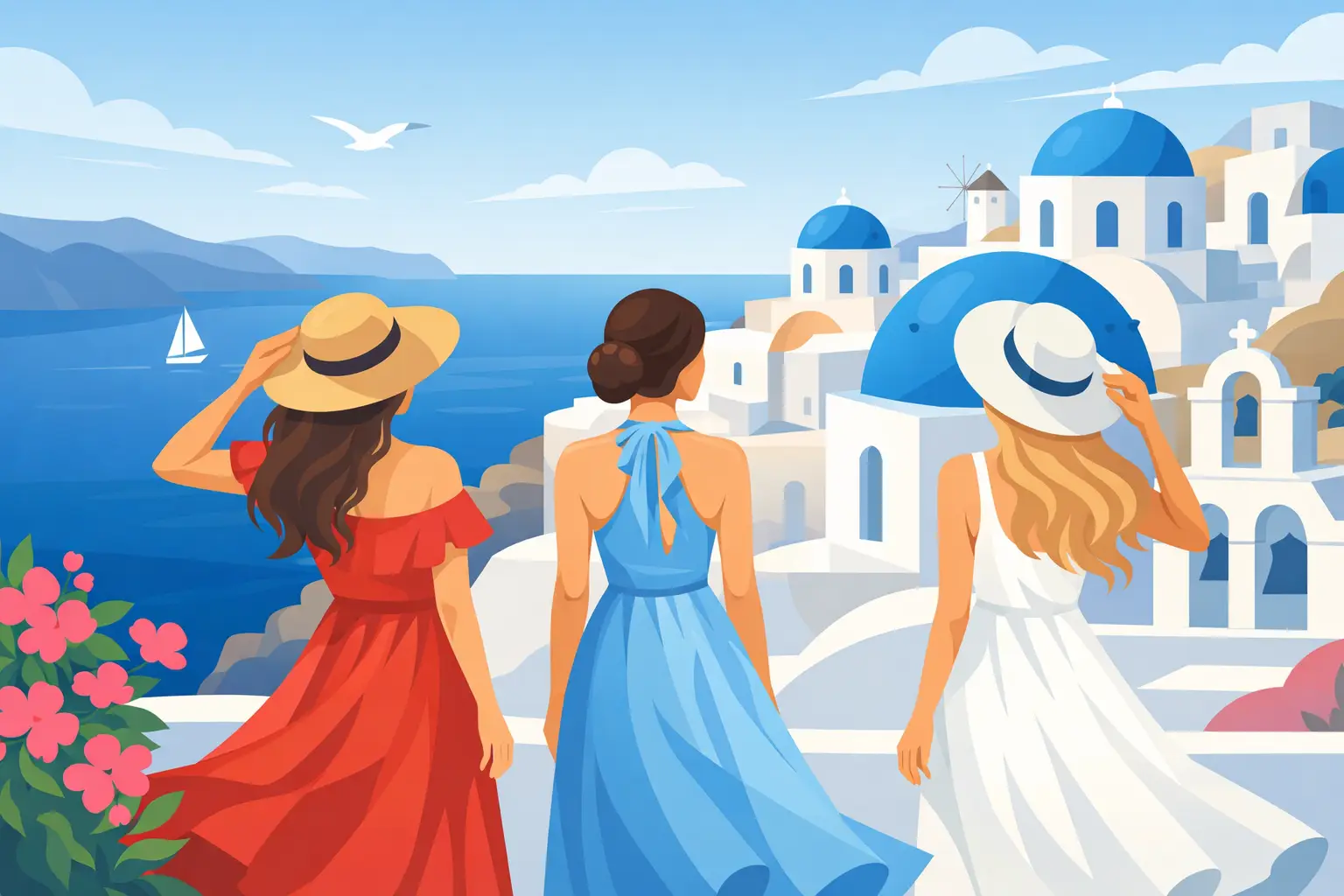 Santorini Flying Dress Guide: Tips, Best Locations & Outfit Ideas Santorini Flying Dress Guide: Tips, Best Locations & Outfit Ideas