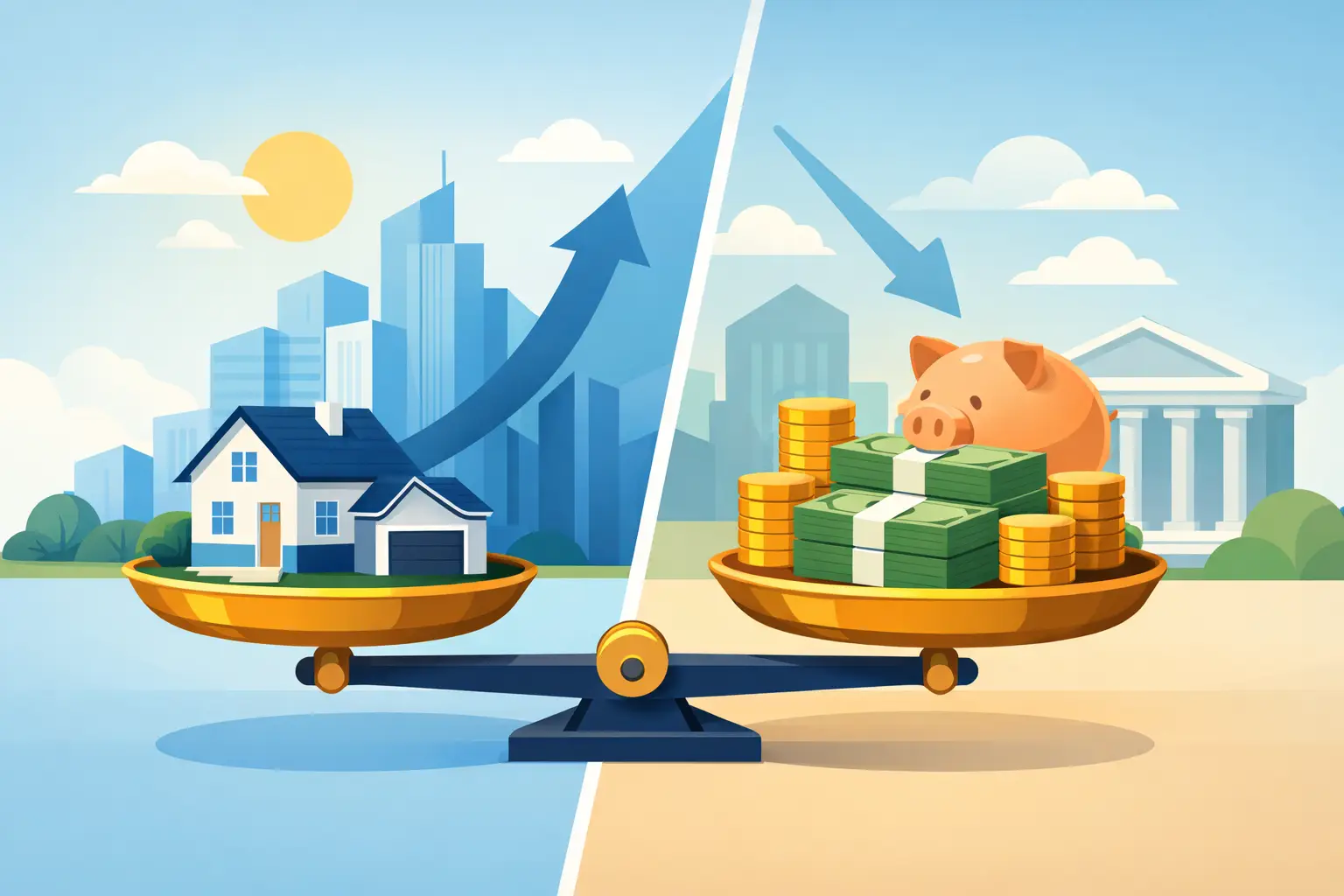 Property Equity Versus Cash Reserves: Which Wins?