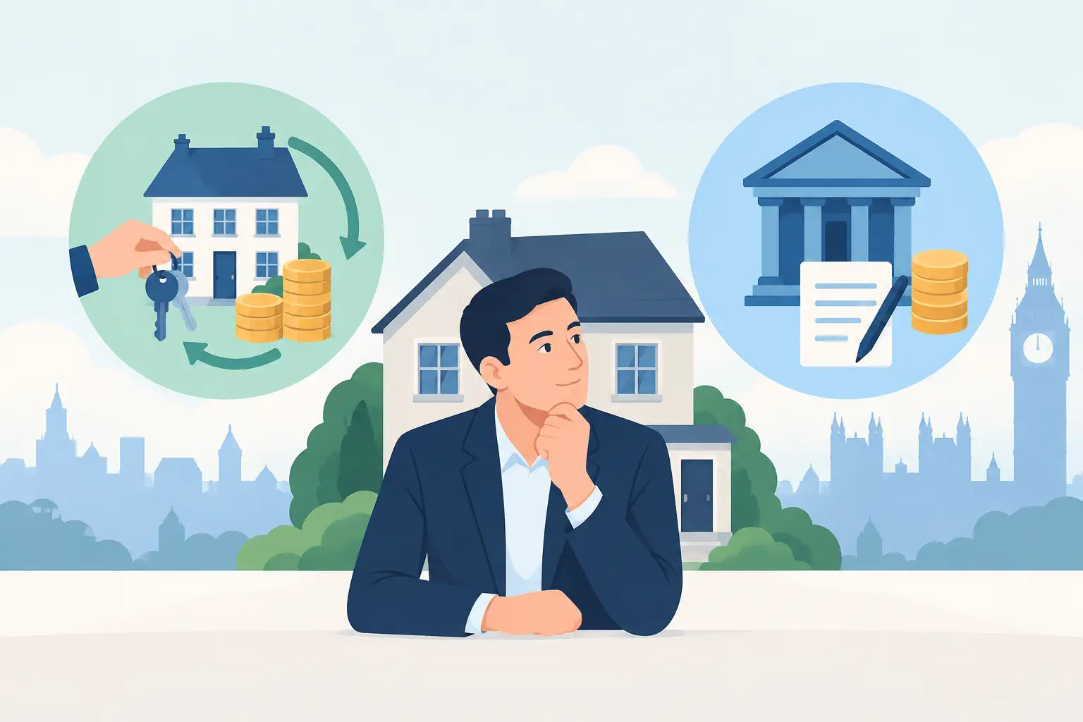 Rent Sale Versus Bank Loans for UK Landlords