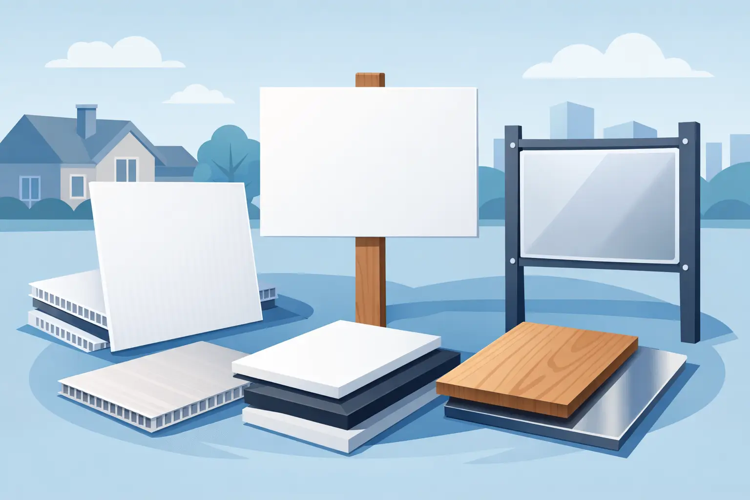 Best Material for Estate Agent Boards