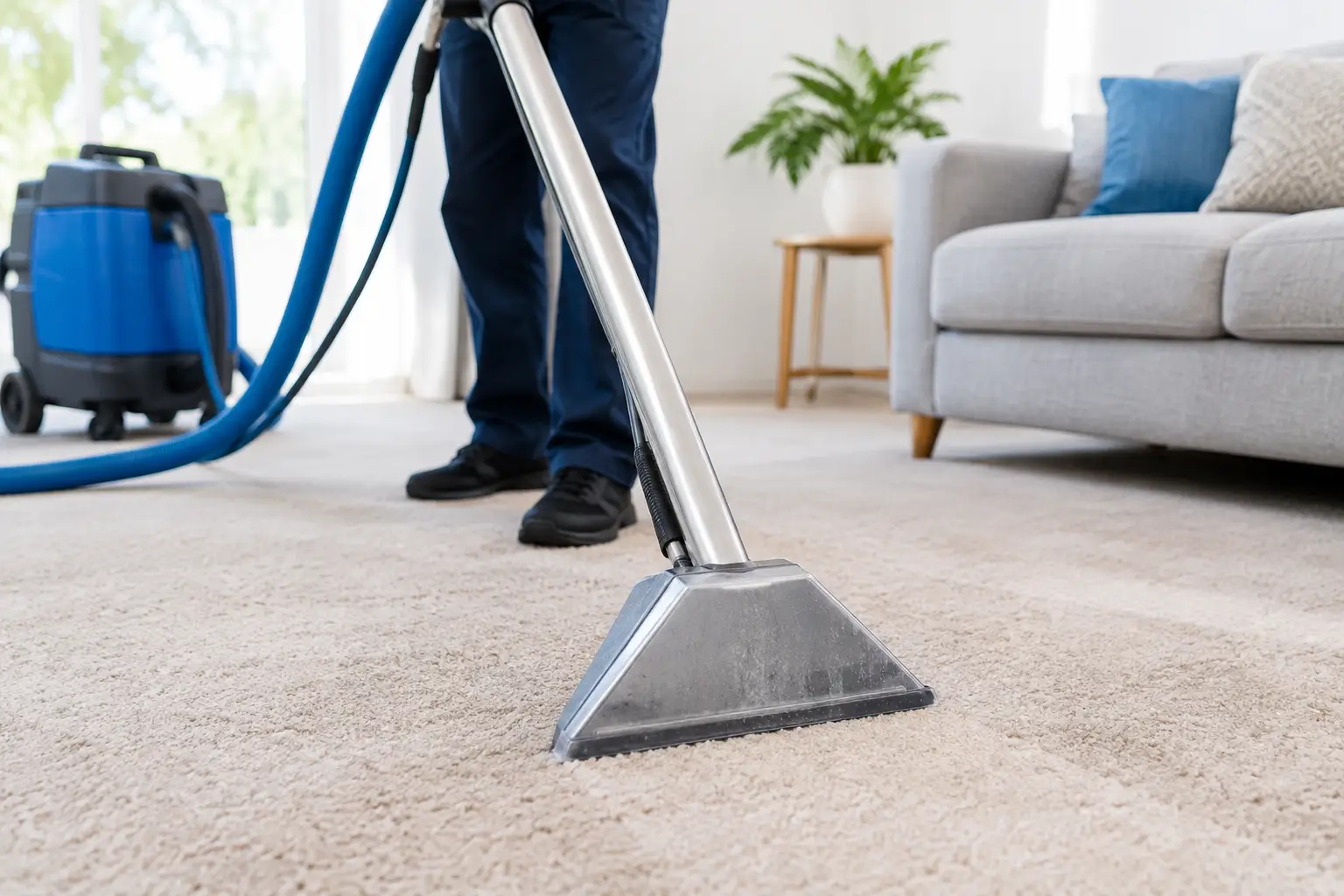 Odor-Free Carpet Cleaning Process That Dries Fast