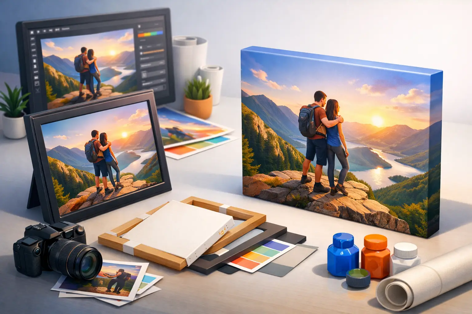 How a Custom Canvas Print From Photo Comes Out Right