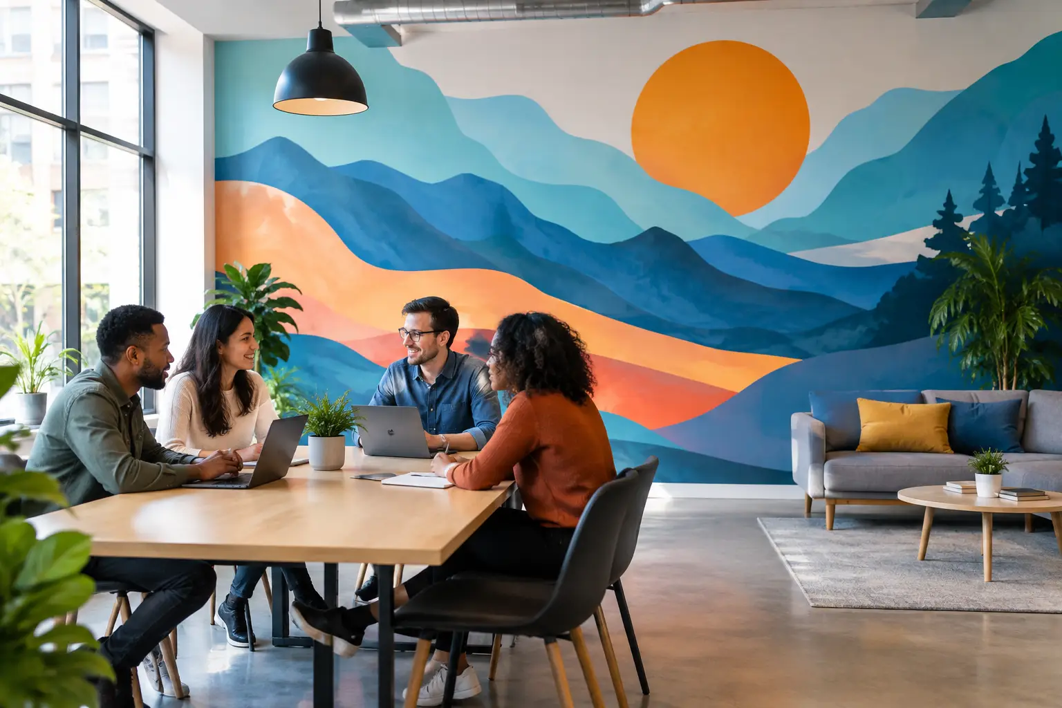 Best Office Murals for Focus and Brand Culture
