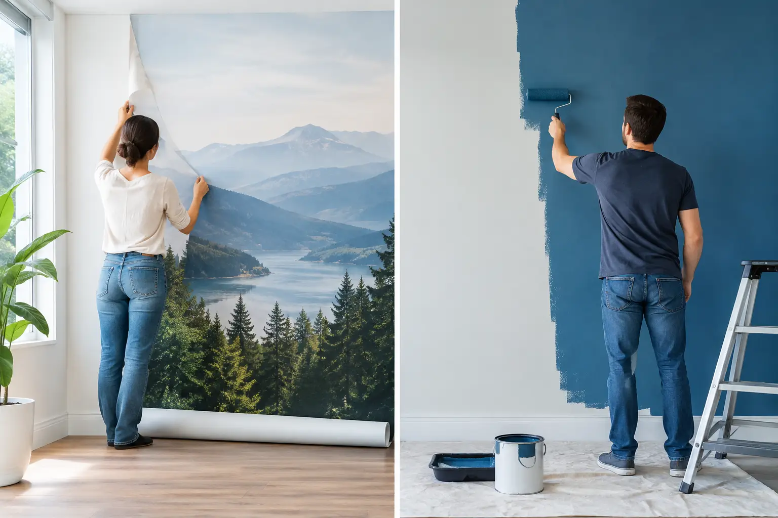 Removable Murals Versus Paint: Which Fits?