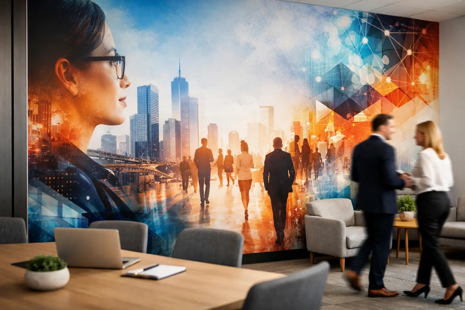 Commercial Wall Murals That Work Harder Daily