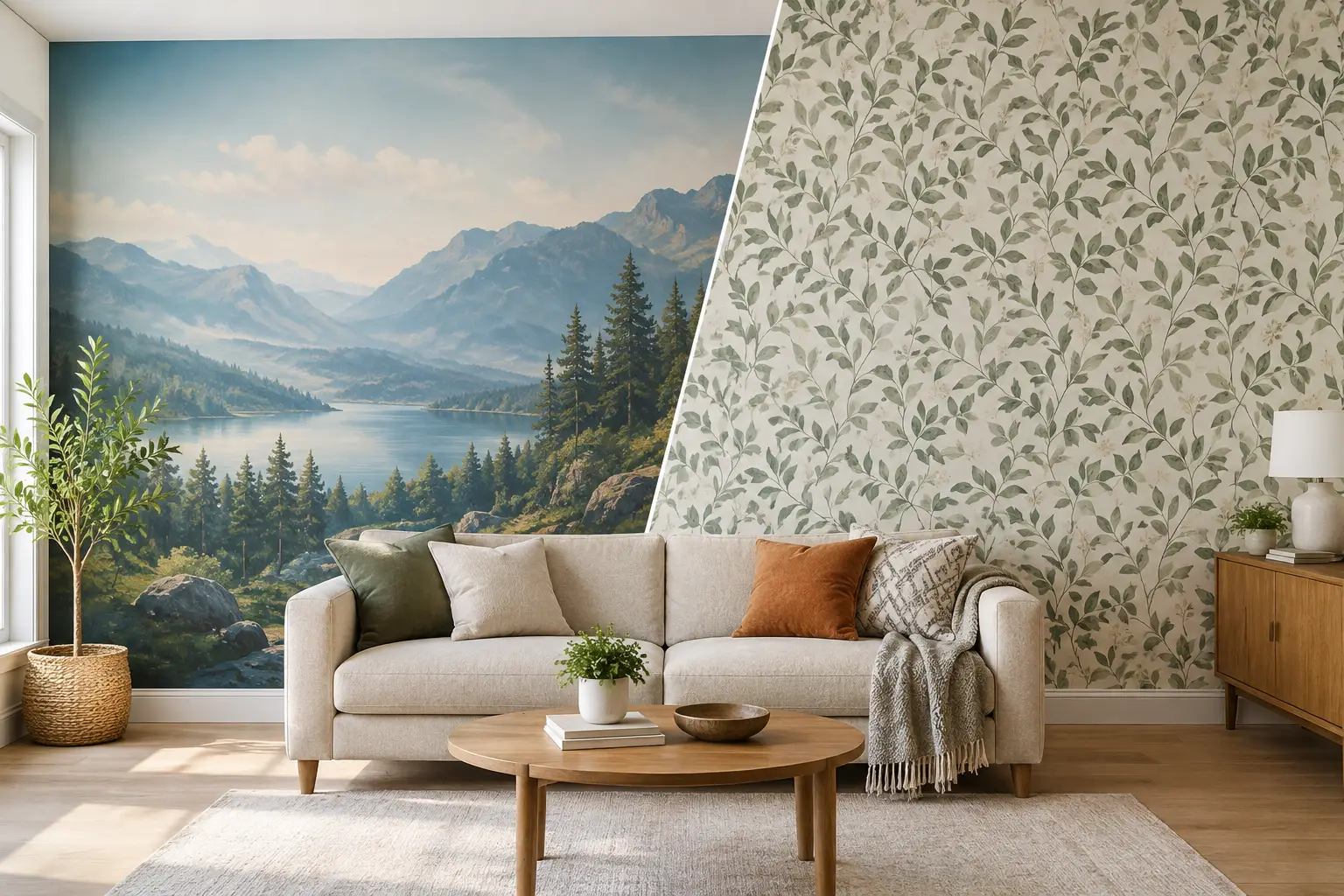 Mural Versus Wallpaper for Your Next Room