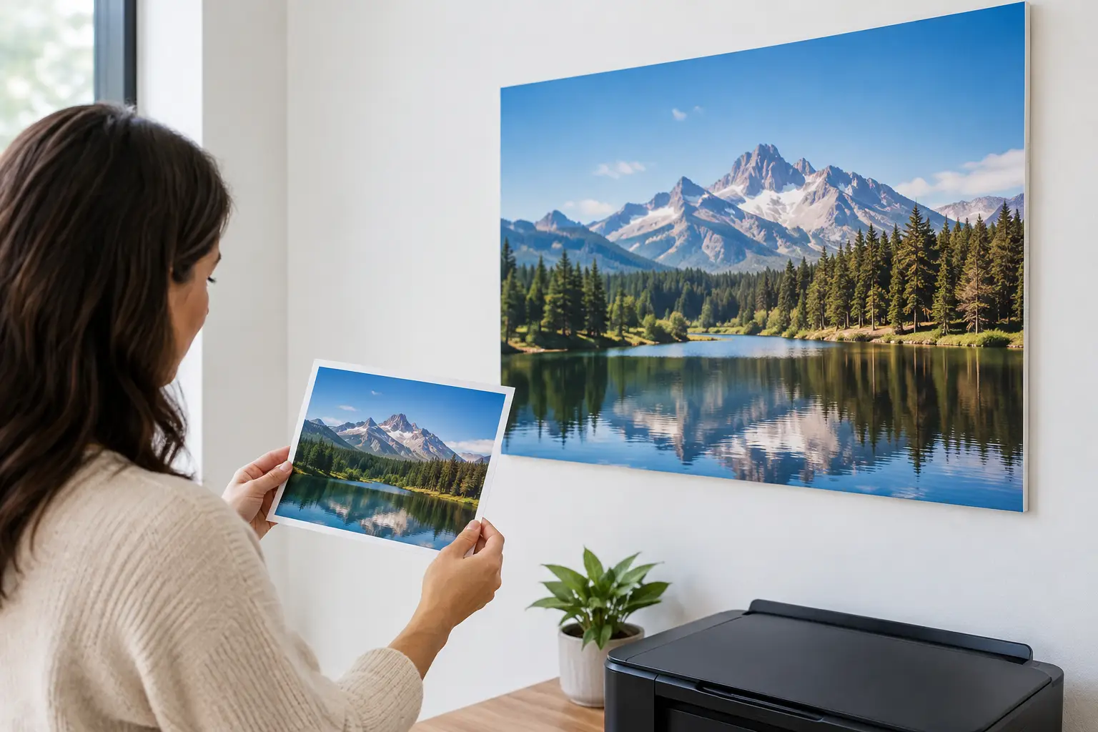 Can Low Resolution Photos Print at Wall Size?