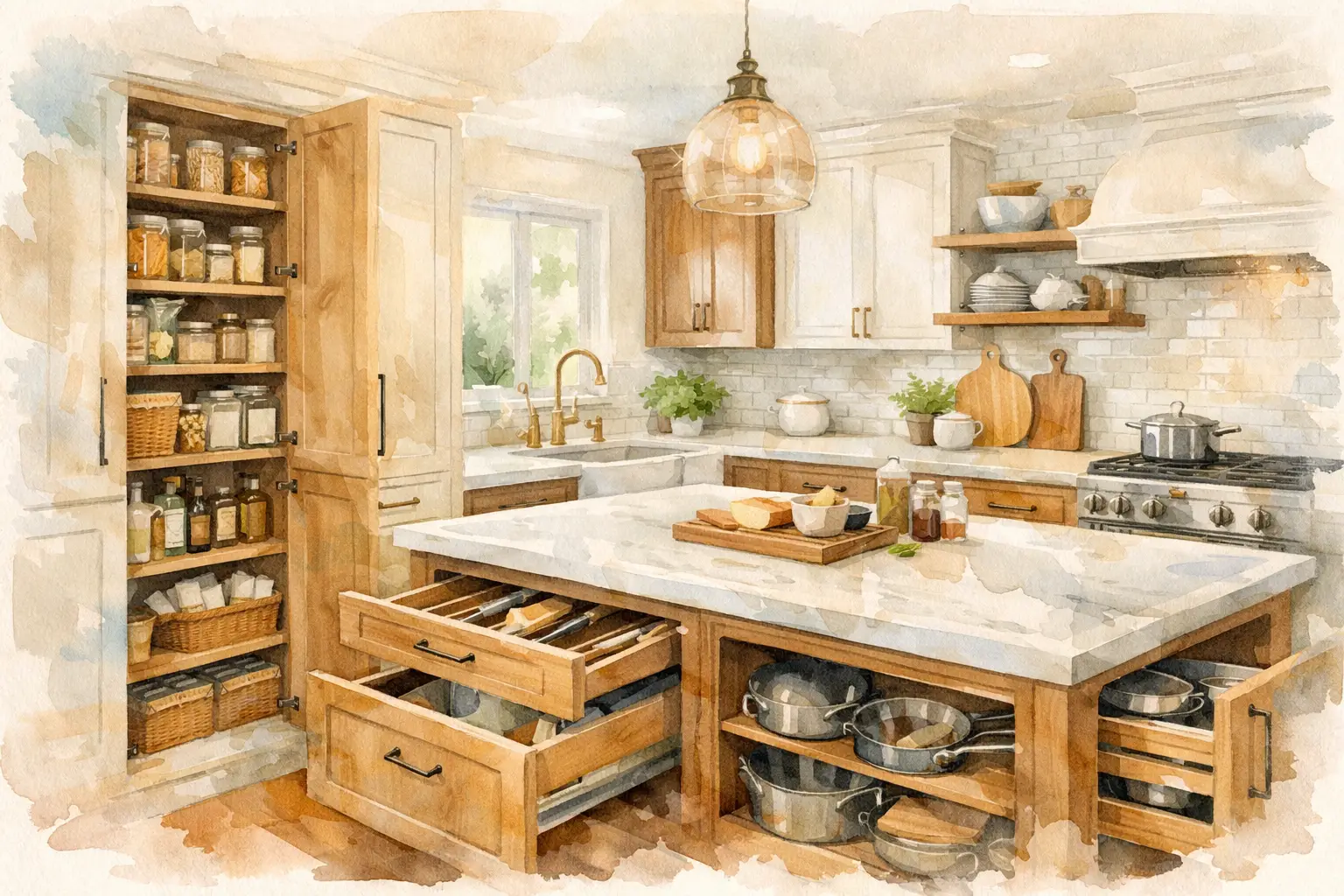 Custom Kitchen Storage Solutions That Work