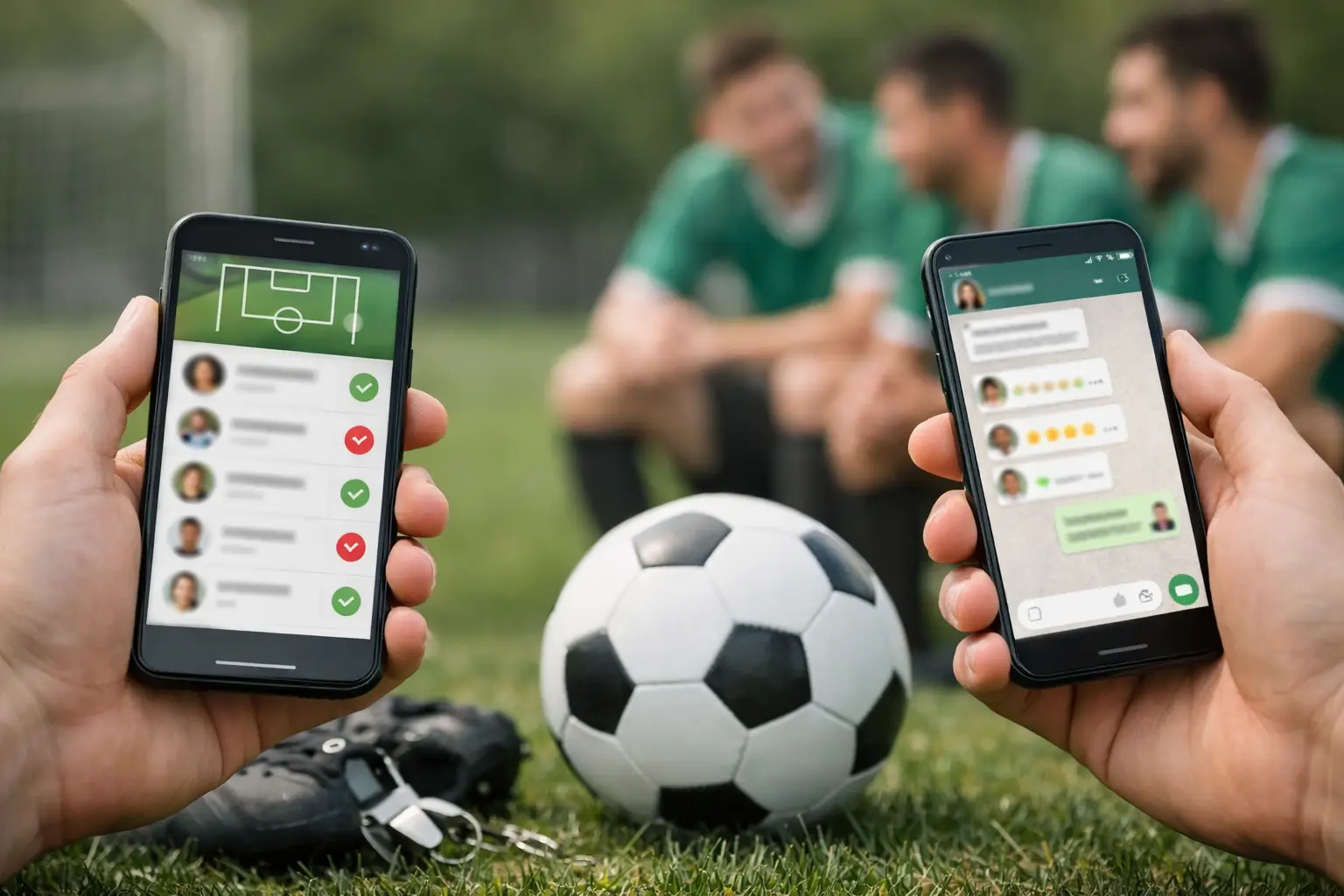 Anwesenheitsapp vs WhatsApp Gruppe im Fussball
