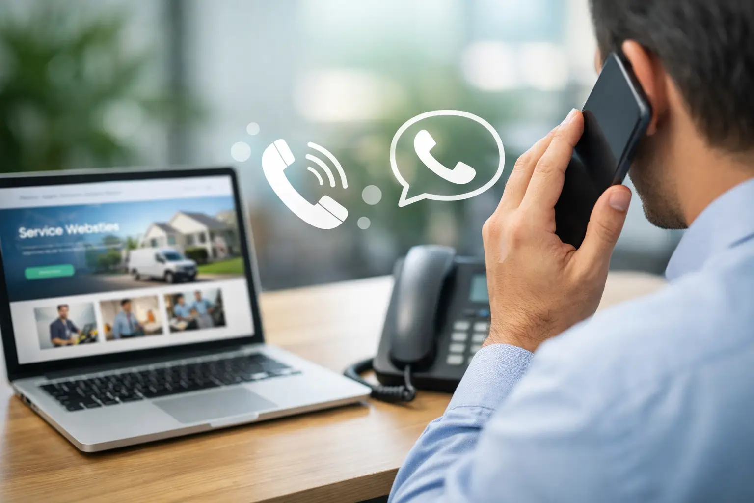 How Service Websites Generate Calls