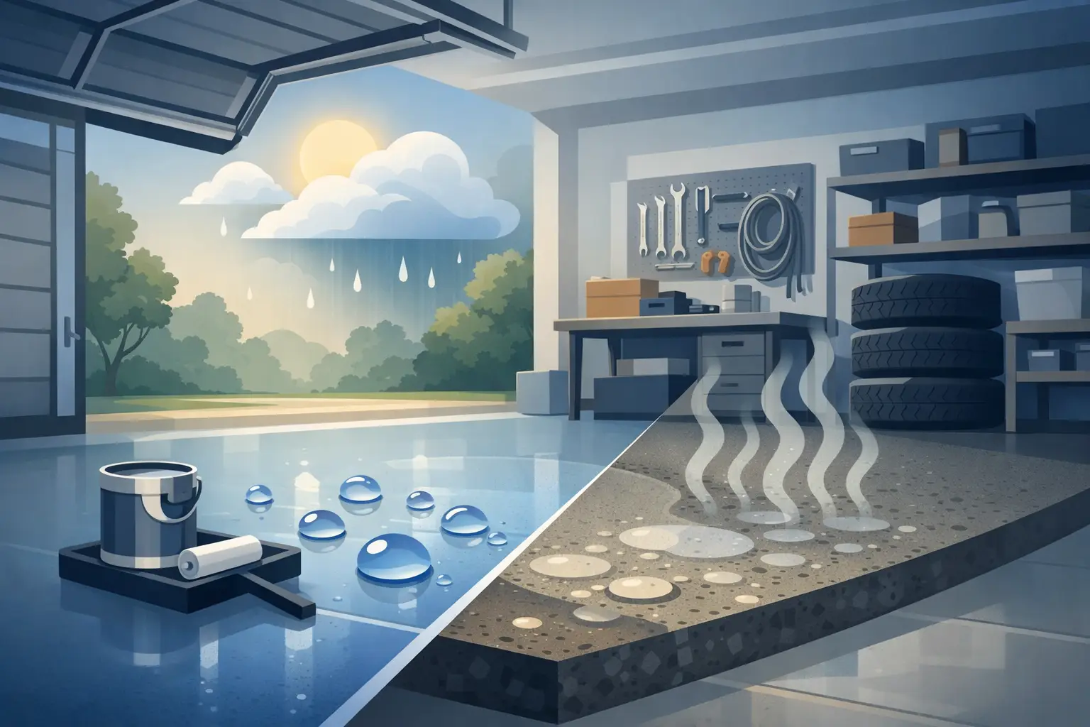 Best Garage Floor Coating for Humidity