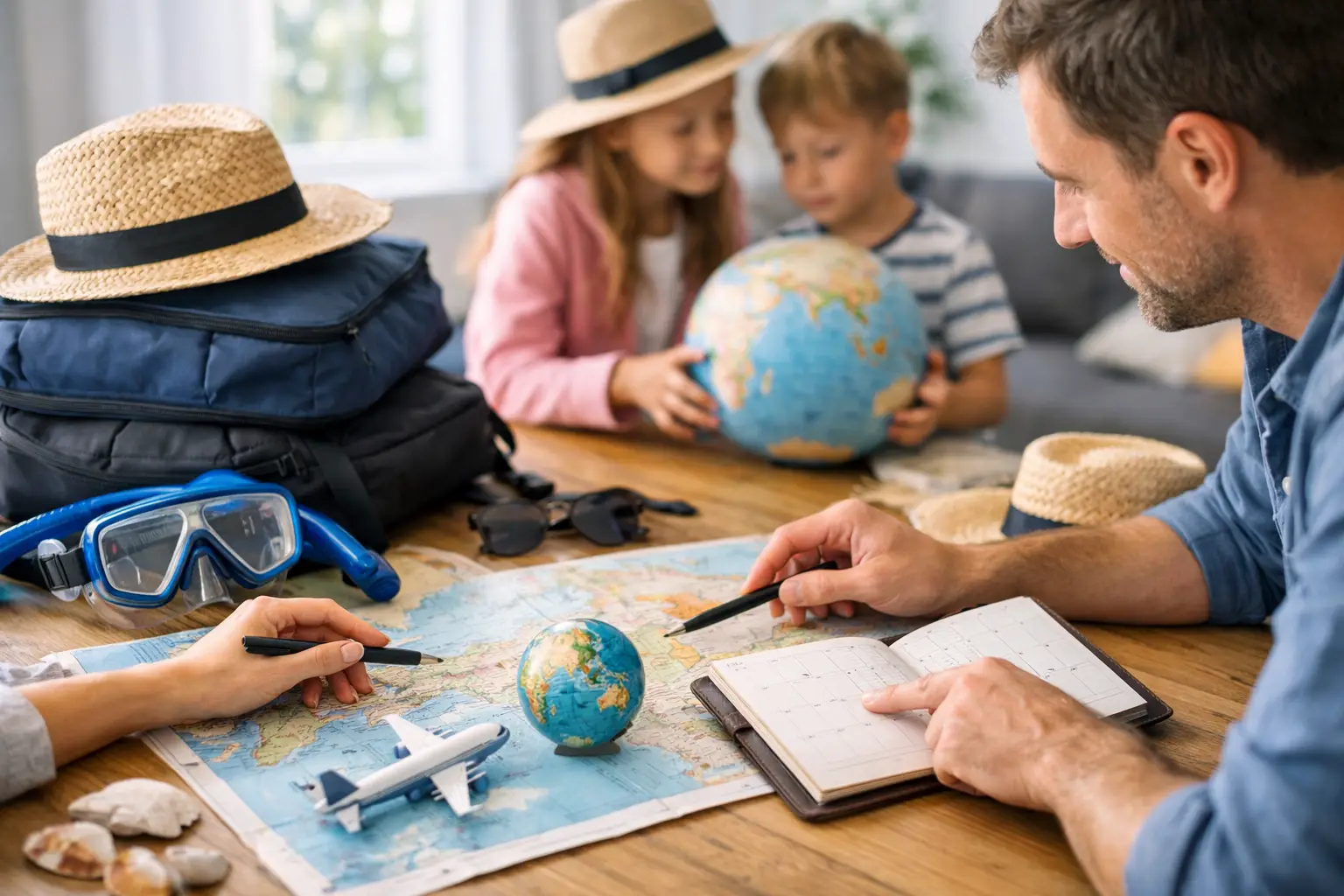 Ein Reisejahr mit Schulkindern organisieren