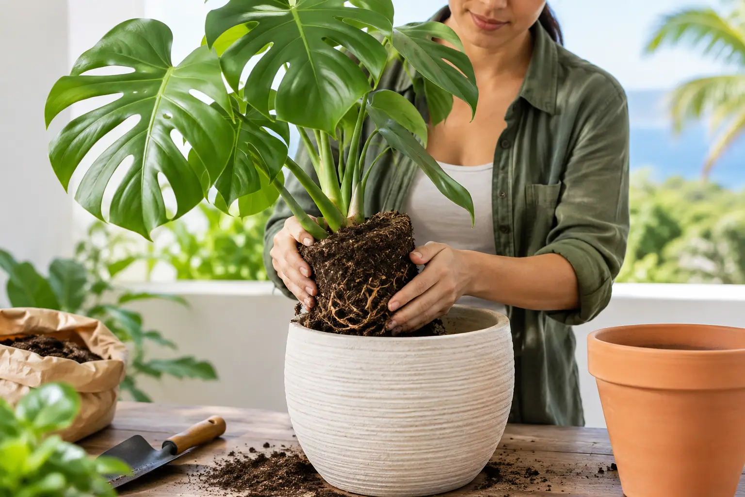 Cuándo trasplantar monstera en Puerto Rico