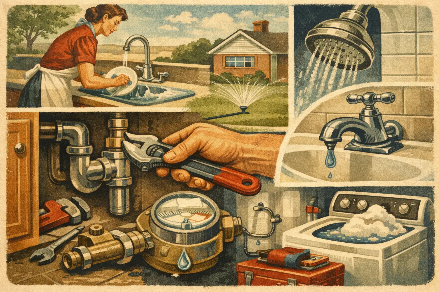 How to Lower a High Water Bill at Home