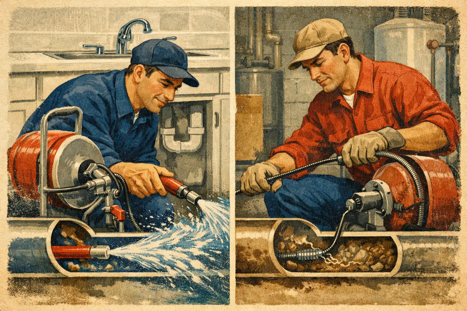 Hydro Jetting vs Snaking: Which Clears Drains?